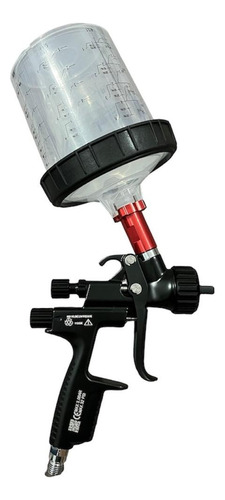 Pistola De Pintura Ntools 1000b Hvlp Boquilla 1.3mm Y 1.7mm