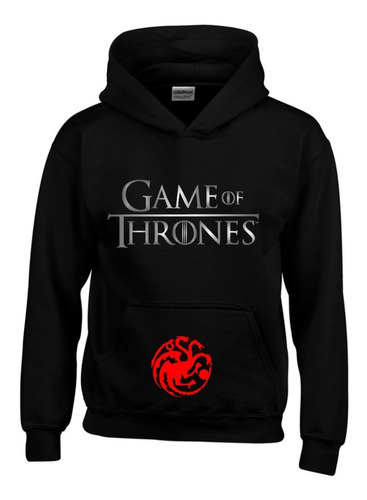 Game Of Thrones Targaryen  Buzo, Buso, Saco Capota Gildan 