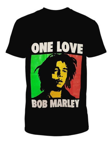 Camiseta Hombre One Love Bob Marley