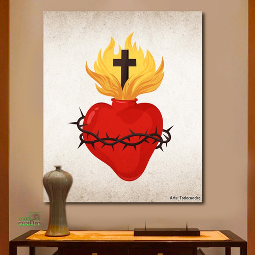 Cuadro Corazon De Jesús Eucaristia