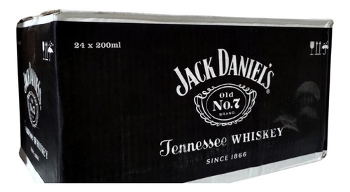 Kit Whisky Jack Daniels 200ml - 24 Garrafas
