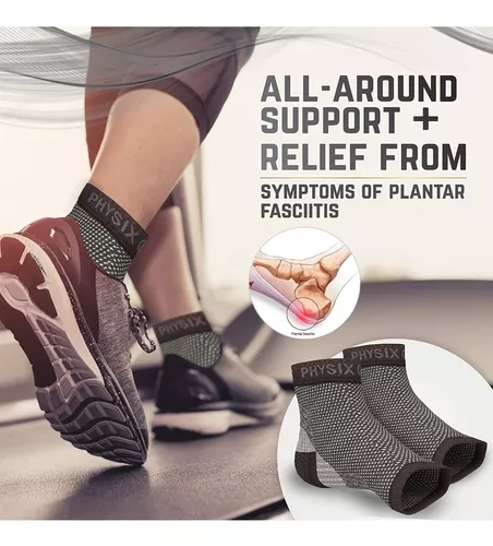 Physix Gear Sport Calcetines running hombres y mujeres, los mejores  calcetines de compresión, calcetines tobilleros para la fascitis plantar  hombre y