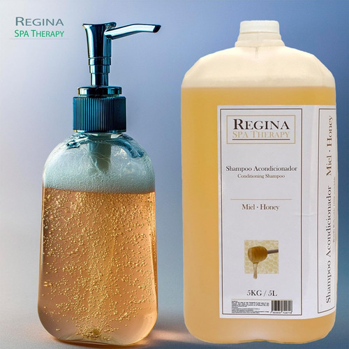 Shampoo Hotelero Base De Esencias Miel De Abeja. / 5 Litros