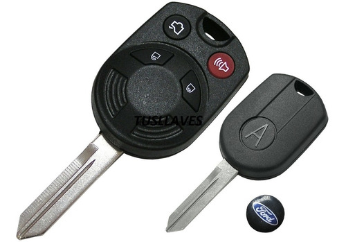 Llave Ford Solo Con Chip Tipo Control, Explorer, Mustang