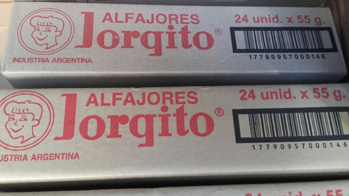 Alfajor Jorgito Negro X 24 U