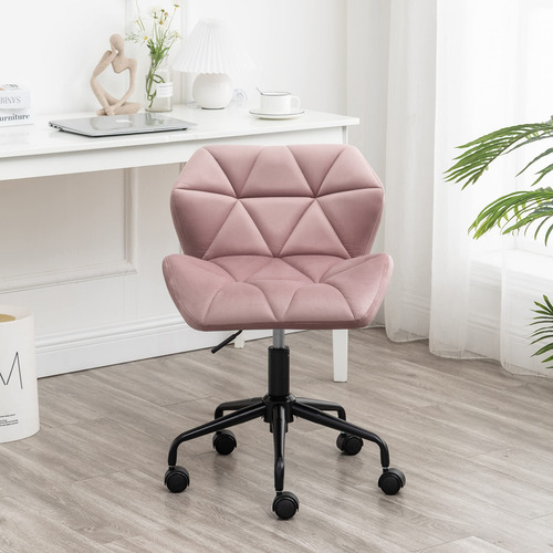 Silla De Oficina Giratoria Ajustable Diseño Capitoné Color