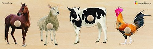 Edushape Giant Puzzle Farm Animals