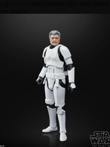 George Lucas Stormtrooper Star Wars Black Series Nuevo
