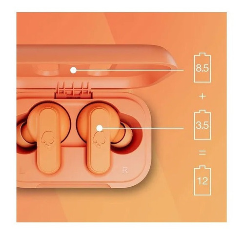 Audífonos Inalámbricos Skullcandy Dime True Golden Orange
