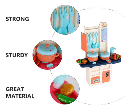 1 Juego De Emulación Kitchen Playing Cognitive Toy Kitchen W