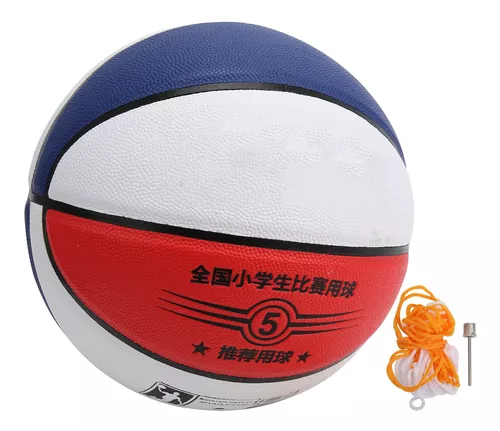 Balón De Baloncesto, Talla 5, Piel Sintética, Multicolor, Pa