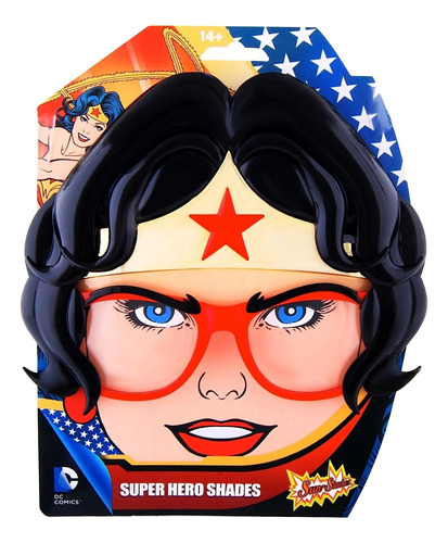 Sunstaches Dc Comics Wonder Woman Con Gafas De Sol Para El P