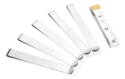 Juego De Clips Para Dobladillos De Acero Inoxidable, Medició