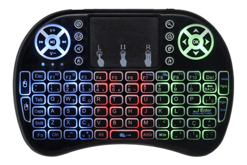 Mini Teclado Wireless Mini Keyboard Usb S/ Fio Com Touch Pad