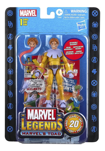 Boneco Marvel Legends 20 Years - Toad/groxo - F3442 - Hasbro