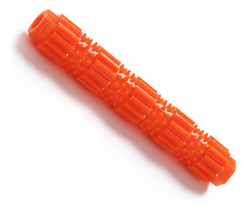 Mordedor Pet Recheável Ração e Petiscos Osso Cães 23cm Cor Laranja