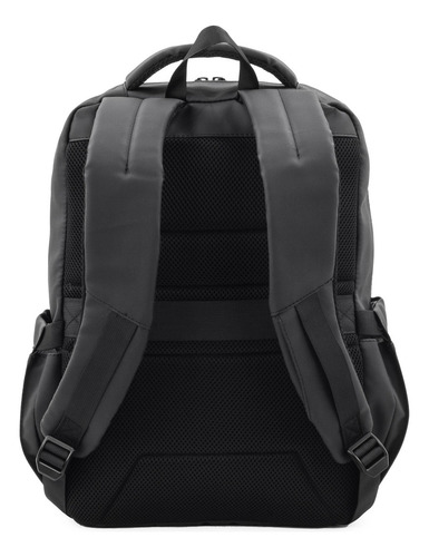 Mochila Crossover Engomada Ina Negro Diseño de la tela Lisa
