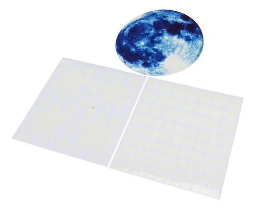 Adhesivos De Pared Luminosos Azules Que Brillan En La Oscuri