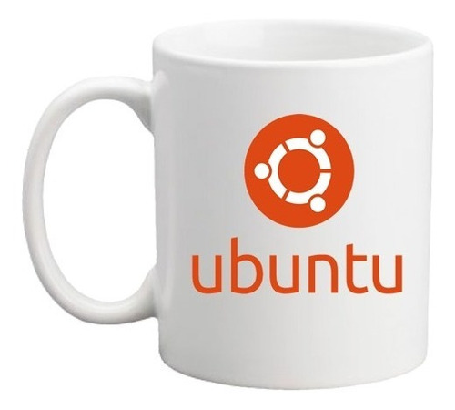 Mug De 11 Onzas Color Blanco Ubuntu