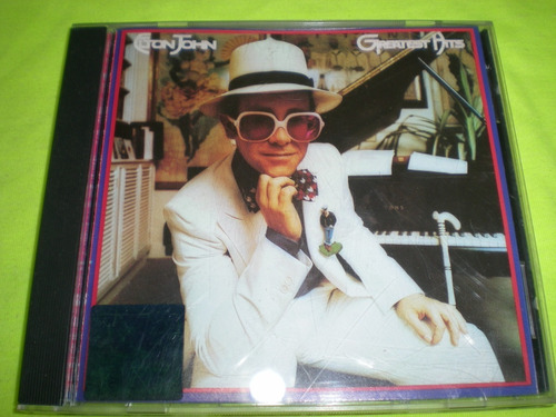 Elton John / Greatest Hits Cd 1ra Ed. Usa (3-r)