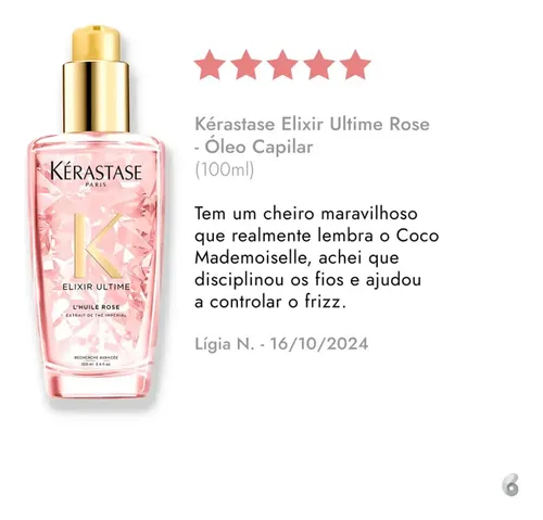 Kérastase Elixir Ultime Huile Rose Óleo 100ml | MercadoLivre