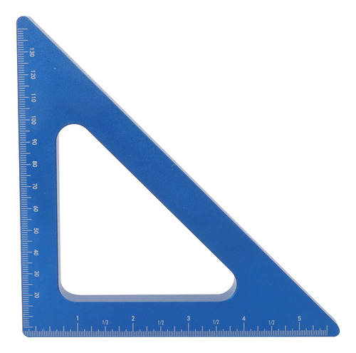 Herramienta De Medición De Carpintería, Regla Azul, 90 Grado