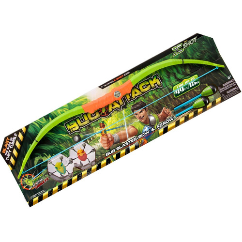 X Shot Bow & Arrow Arco Con Flechas Juguete Bug Attack