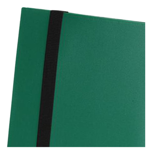 Carpeta De Tarjetas Comerciales De 4 Bolsillos, Verde