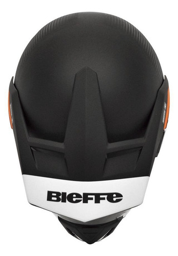 Capacete para moto integral Bieffe 3 Sport Stato laranja tamanho 61