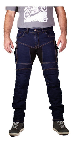 Imagen 6 de 10 de Pantalón Motociclista Kevlar Black Label Biker Baja 1000