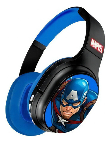 Auricular Xtech Wireless Headset Avengers Capitan America Color Azul