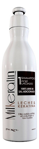 Shampoo  Post Alisado Sin Sal Milkeratin 