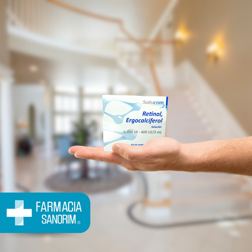 Retinol Ergocalciferol 5 Ampolletas Via Oral Con 3 Ml Pisa