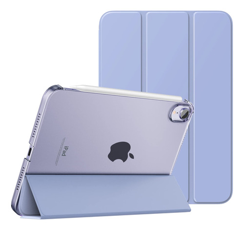 Funda Compatible Con iPad Mini 6 De 8.3  Transparente Morado