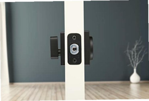 Brinks Cerrojo De Seguridad Contemporáneo De Un Solo Color Negro Mate