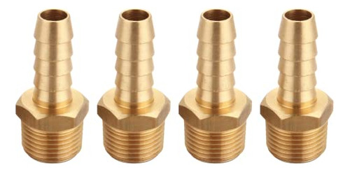 T Tanya Hardware De 3/8 Púas A 3/8 Npt, Manguera De Aire Bar