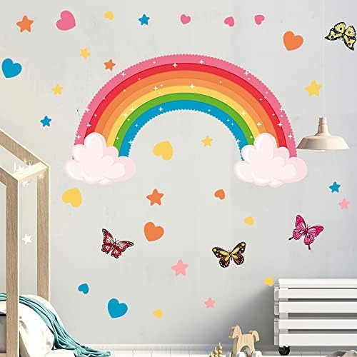 , Pegatinas De Pared De Arcoíris Grandes | Adhesivos