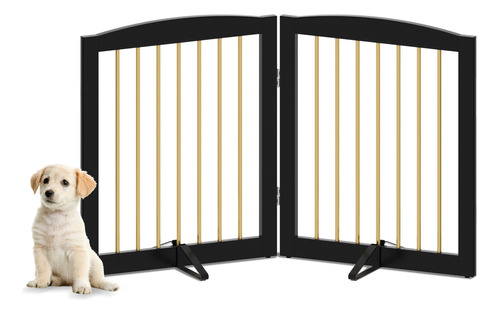 Puerta Independiente Para Mascotas, 24  Altura 2 Paneles, Ne