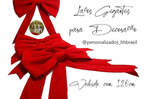 Laço Velúdo Vermelho 1,20x0,70m Com Pernas 1,20m Capô Outros