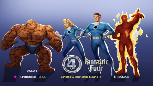 Dvd - Série Quarteto Fantástico 1994 Desenho Clássico Box
