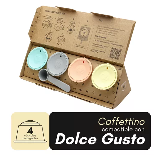 Cápsulas de café RECARGABLES ecológicas Caffettino para DOLCE GUSTO 