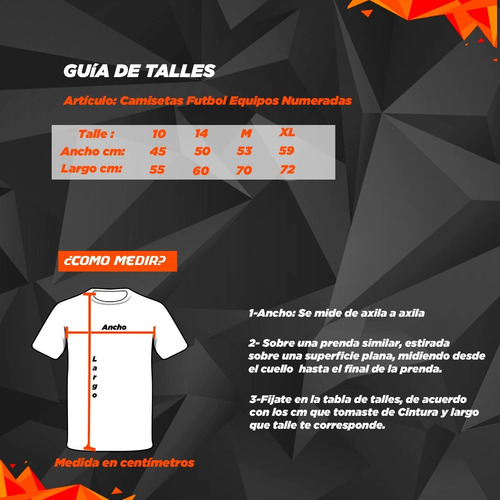 Imagen 5 de 5 de Camisetas Futbol Equipos X 16 Un Entrega Inmediata Nº Gratis