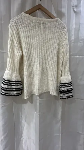 Sweater Portsaid L Amplio Mangas Acampanadas Pal/beLG Envíos