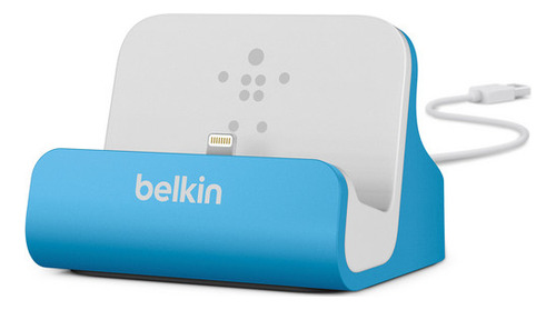 Base De Carga Para Iphone 5/5s Belkin Azul Azul