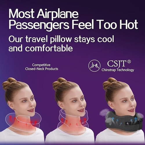 Almohada De Viaje Con Cómodo Cojín Cervical De Espuma