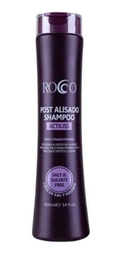 Rocco Shampoo Post Alisado Libre De Sal Y Sulfatos 400 Ml