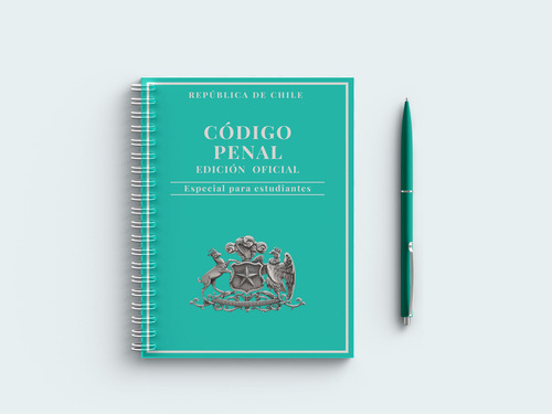 Libro Anillado Código Penal Para Estudiantes