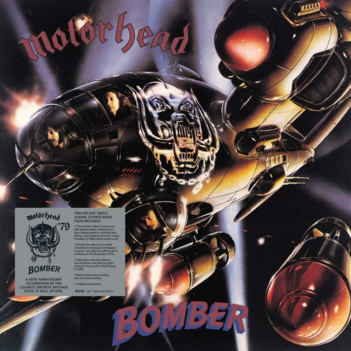 Motorhead Bomber 40th Anniversary 3 Lp Vinyl Importado