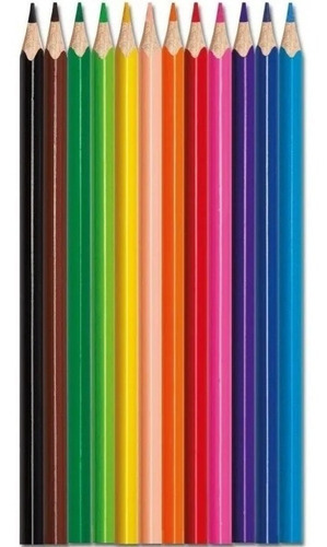 Imagen 2 de 3 de Lapices De Colores Maped Color Peps Strong X 12 Unidades