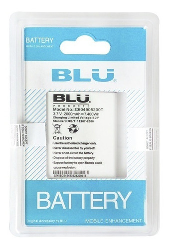 Batería Blu Dash 4.5 D310 C604905200t Tienda